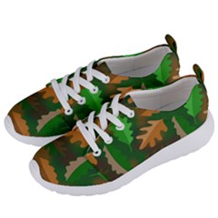 Leaves Foliage Pattern Oak Autumn Women s Lightweight Sports Shoes