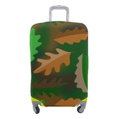 Leaves Foliage Pattern Oak Autumn Luggage Cover (small) by Maspions