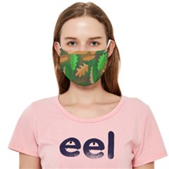 Leaves Foliage Pattern Oak Autumn Cloth Face Mask (adult)