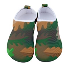 Leaves Foliage Pattern Oak Autumn Women s Sock-style Water Shoes by Maspions