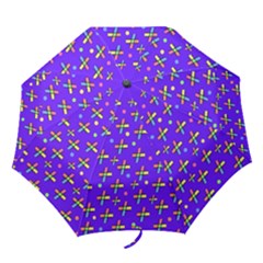 Abstract Background Cross Hashtag Folding Umbrellas