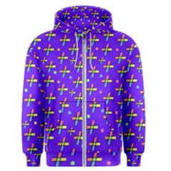 Abstract Background Cross Hashtag Men s Zipper Hoodie