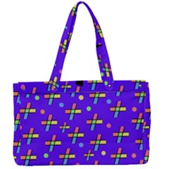 Abstract Background Cross Hashtag Canvas Work Bag by Maspions