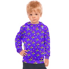 Abstract Background Cross Hashtag Kids  Hooded Pullover