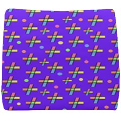 Abstract Background Cross Hashtag Seat Cushion by Maspions