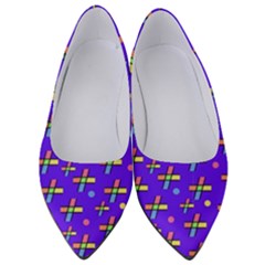 Abstract Background Cross Hashtag Women s Low Heels by Maspions