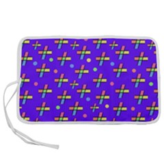 Abstract Background Cross Hashtag Pen Storage Case (s) by Maspions