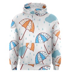 Rain Umbrella Pattern Water Men s Core Hoodie