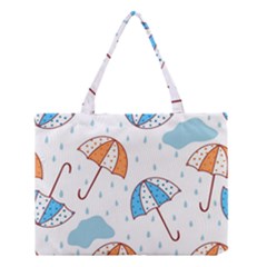 Rain Umbrella Pattern Water Medium Tote Bag