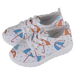 Rain Umbrella Pattern Water Kids  Lightweight Sports Shoes by Maspions