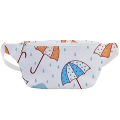 Rain Umbrella Pattern Water Waist Bag 