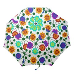 Bloom Plant Flowering Pattern Folding Umbrellas