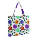 Bloom Plant Flowering Pattern Medium Tote Bag View2