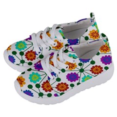 Bloom Plant Flowering Pattern Kids  Lightweight Sports Shoes