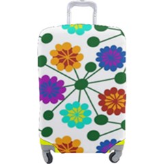 Bloom Plant Flowering Pattern Luggage Cover (large) by Maspions