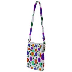 Bloom Plant Flowering Pattern Multi Function Travel Bag