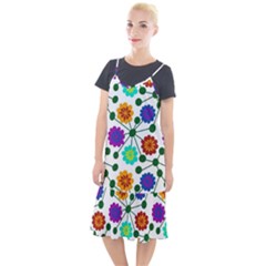 Bloom Plant Flowering Pattern Camis Fishtail Dress