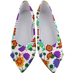 Bloom Plant Flowering Pattern Women s Bow Heels by Maspions