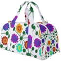 Bloom Plant Flowering Pattern Burner Gym Duffel Bag View1