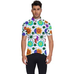 Bloom Plant Flowering Pattern Men s Short Sleeve Cycling Jersey by Maspions