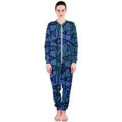 Fish Pike Pond Lake River Animal Onepiece Jumpsuit (ladies) by Maspions