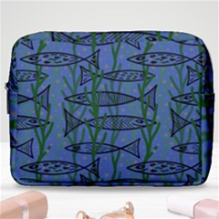 Fish Pike Pond Lake River Animal Make Up Pouch (large) by Maspions