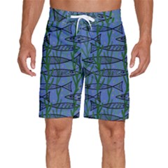 Fish Pike Pond Lake River Animal Men s Beach Shorts by Maspions