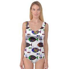 Fish Abstract Colorful Princess Tank Leotard  by Maspions