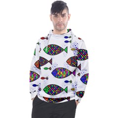 Fish Abstract Colorful Men s Pullover Hoodie