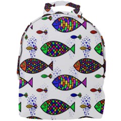 Fish Abstract Colorful Mini Full Print Backpack