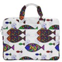 Fish Abstract Colorful MacBook Pro 15  Double Pocket Laptop Bag  View2