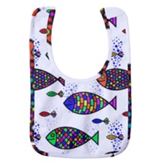 Fish Abstract Colorful Baby Bib