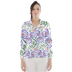 Bloom Nature Plant Pattern Women s Windbreaker