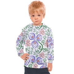 Bloom Nature Plant Pattern Kids  Hooded Pullover