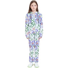 Bloom Nature Plant Pattern Kids  Tracksuit