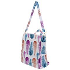 Pen Peacock Colors Colored Pattern Crossbody Backpack