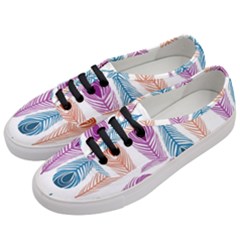 Pen Peacock Colors Colored Pattern Women s Classic Low Top Sneakers