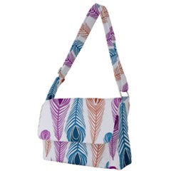 Pen Peacock Colors Colored Pattern Full Print Messenger Bag (s)