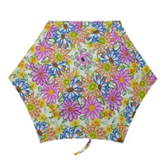 Bloom Flora Pattern Printing Mini Folding Umbrellas