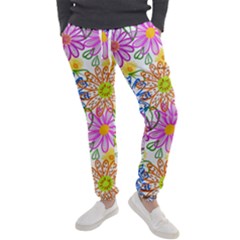 Bloom Flora Pattern Printing Men s Jogger Sweatpants