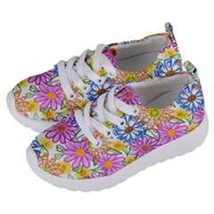 Bloom Flora Pattern Printing Kids  Lightweight Sports Shoes