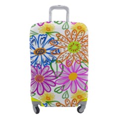 Bloom Flora Pattern Printing Luggage Cover (small)