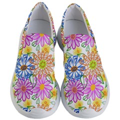 Bloom Flora Pattern Printing Women s Lightweight Slip Ons