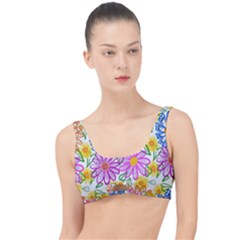 Bloom Flora Pattern Printing The Little Details Bikini Top