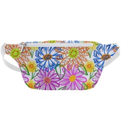 Bloom Flora Pattern Printing Waist Bag 