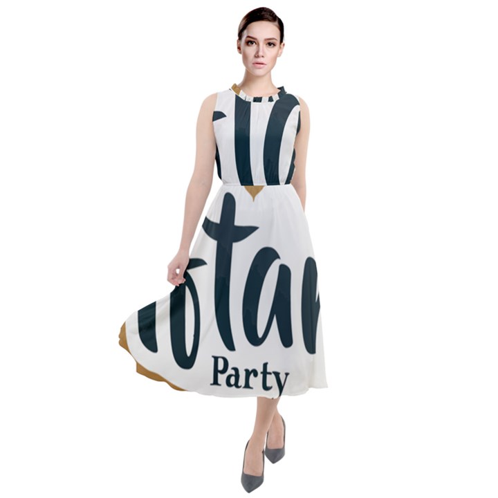 Iftar-party-t-w-01 Round Neck Boho Dress