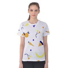 Pattern-fruit-apples-green Women s Cotton T-shirt