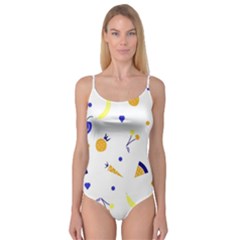 Pattern-fruit-apples-green Camisole Leotard 