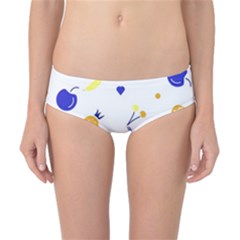 Pattern-fruit-apples-green Classic Bikini Bottoms