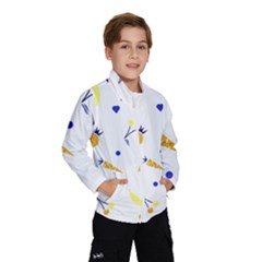 Pattern-fruit-apples-green Kids  Windbreaker